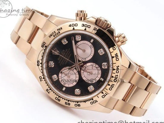 RG on Daytona 1:1 SH4131 Diamonds Edition Dial Black V5 Best 126505 QF Braclet RG 0507
